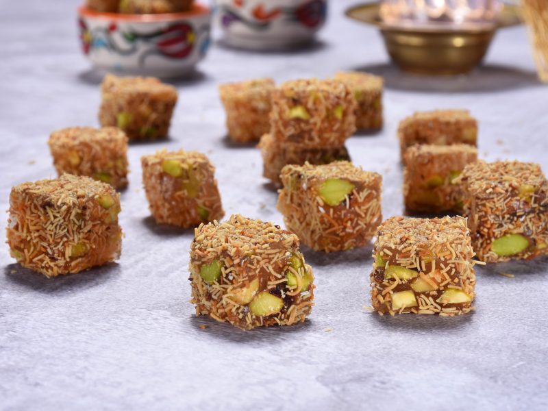 Antep Fıstıklı Kuş Lokumu Kadayıflı